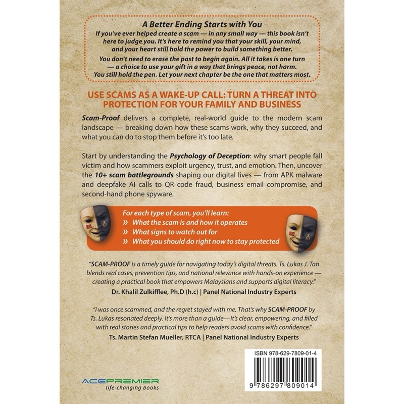 Back cover of Scam-Proof: Before It's Too Late